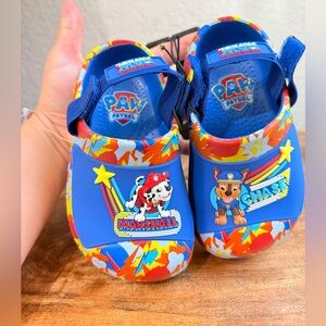 Paw Patrol Toddler Kids Comfort Clogs size 5/6 NEW WITH TAGS